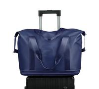 Travel Bag, Expandable Pouch, Large Capacity Luggage Organizer, Wheeled Travel Storage for weekends Trip, Business, Family Vacation, 13.78x17.72x0.79 inches