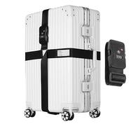 Travel Bag Strap, Adjustable Luggage Belts, Suitcase Connector Straps, Luggages Security Belt, 20 to 34 Inches, Must Have Accessory for Frequent Travelers and Business Trips