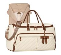 Travel Bags - Large Capacity Tear Resistance - Versatile Garment Duffel Weekend Bag | Efficient Luggage & Travel Gear For Business Competition Overnight Men Women Airplanes, bianco, Consulte la