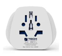 Travel Blue Adattatore World To Uk Plug With Earthed White