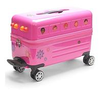 Travel Buddies Ride-on Pink Bus, Bagaglio A Mano Ragazza, Autobus Rosa, Taglia Unica