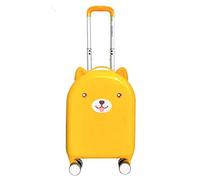 Travel Buddies Trolley Rigido, Bagaglio a Mano, per Bambini, con Lucchetto, in Policarbonato, 8 Ruote 360 - Cane - 2.5 kg