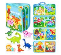 Travel Busy Toy, Lightweight Farm Book Kids Busy Game, Interactive Activity Early Education, Portable Quiet Play Learning Board for Toddler, Cradle, Home and Bedroom Use