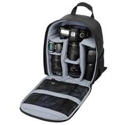 Travel Camera Backpack - DSLR Carrier, Compact Gear Bag | Lightweight Adjustable Storage Pack With Cushioned Dividers, Water-Resistant Shell, And Tripod Straps For Travel Shoots, Urban Adventures