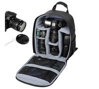 Travel Camera Backpack - Functional DSLR Storage Bag, Durable Zipper Organizer, Lightweight Portable Gear, Comfort Carry Design | Camera Backpack For Photographers Youth Teens Women Girls At, Grigio