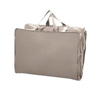 Travel Carry-On Bag, Portable Travel Duffel, Lightweight Rolling Luggage, Compression Organizer, Multiple Compartments, for Airplane, Training Clothing, Women Men Use,14,76 x 17,32 pollici, beige