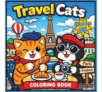 Travel cats: Coloring book for cat lovers. All ages.