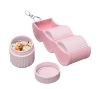 Travel Containers, Cosmetic Jars, Refillable Mini Storage, Leak Proof Empty for Makeup and, Portable Organizer Workplace, Dorm, Home, Vacation, Holiday, and Travel, Pink