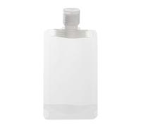 Travel Containers, Squeeze Pouches, Leak Proof Lightweight Design Clear Pouch Reusable Solution Flexible Material Safe Storage, Refillable Bottles for Conditioner, Lotion, Liquids