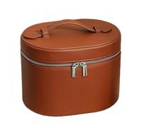 Travel Cosmetic Bag - PU Leather Organizer, Makeup Storage Case Pouches