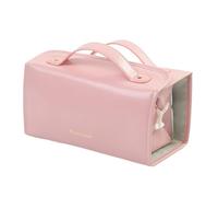 Travel Cosmetic Bag, Removable Clear Cosmetic Bag, Pu Leather Travel Bag, Multi-Compartment Travel Toiletry Bag, Travel Makeup Brush Organizer, Portable Toiletry Bag for Makeup