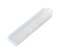 Travel Cosmetic Brush Holder - Portable Makeup Organizer Box, Clear Storage Case For Brushes Jewelry Cutlery | Compact Carrying Case For Travel Home Vanity On-The-Go Use