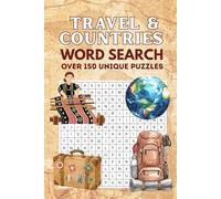 Travel & Country Word search: Journey Across the Globe with Relaxing Puzzles Featuring Countries, Cities and Iconic Landmarks