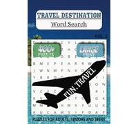 Travel Destination Word Search: A Tourist Destination Word Search