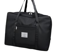 Travel Duffel Bag,Weekender Bag for Women and Men, for Airlines Personal Item Bag Frontier Airlines Carry on Luggage Bag (black,L)