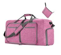 Travel Duffle Bag - Foldable Lightweight Carry-On, Large Capacity Weekend