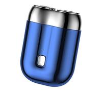 Travel Electrorasiser-2024 Razor della tempesta facciale a doppia testa | Rasoio sostenibile per uomini | Rasoio della tempesta facciale in formato tascabile, rasoio rotativo elettrico impermeabile, r