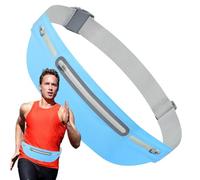 Travel Fanny Pack - Borsa da corsa regolabile per telefono | Sport Fanny Pack per ciclismo per il campeggio | Comodo pacchetto in vita all'aperto | Lungo Cani Walking Fanny Pack per viaggi, blu, vedi