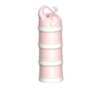Travel Formula Dispenser, Layered Powder Container, Cartoon Baby Organizer, Portable Milk Storage, Large Capacity Formula Container, Made of Pp Material, 9.25x2.99x2.99in