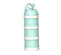 Travel Formula Dispenser, Layered Powder Container, Cartoon Baby Organizer, Portable Milk Storage, Large Capacity Formula Container, Made of Pp Material, 9.25x2.99x2.99in