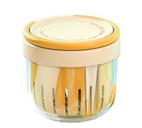 Travel Fruit Storage Strainer- Colander Overnight Oatmeal Freshkeeping | 650ml Leak-proof Strawberry Fruit Container For Picnic Camping Hiking Travel Party Office