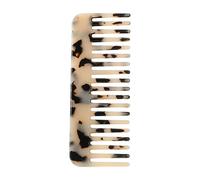 Travel Hair Detangling Comb - Antistatic Marbled Small Comb, Handmade Polished Wide Teeth | Thick Curly Wavy Hair Grooming Tool For Home Travel Styling Care