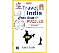 Travel India Word Search Puzzles: Learn States, Capitals, cities, monuments, and more