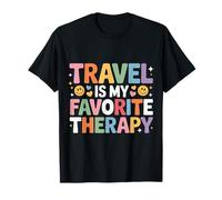 Travel Is My Favorite Therapy - Maglietta