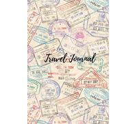 Travel Journal: 6" x 9", lined journal, travel notebook , blank book notebook, durable cover,150 pages for writing notes [Lingua Inglese]