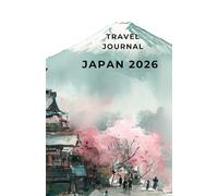 Travel Journal Japan 2026: pocket colored watercolor illustrated planner and notebook