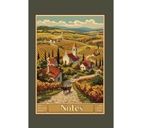 Travel Journal "Notes" - Retro Lined Notebook for Adventures: Vintage - Classic Diary: Your Inspiring Daily Companion and the Perfect Gift for ... Timeless Design, 120 Ruled Pages, 6" x 9", A5