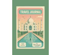 Travel Journal - Retro Blank Notebook for Adventures: Vintage - Classic Diary, Sketchbook: Your Inspiring Daily Companion and the Perfect Gift for ... Softcover, 120 Blank Pages, 6" x 9", A5