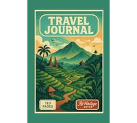 Travel Journal - Retro Blank Notebook for Adventures: Vintage - Classic Diary, Sketchbook: Your Inspiring Daily Companion and the Perfect Gift for ... Hardcover, 120 Blank Pages, 6" x 9", A5