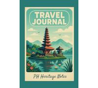 Travel Journal - Retro Blank Notebook for Adventures: Vintage - Classic Diary, Sketchbook: Your Inspiring Daily Companion and the Perfect Gift for ... Hardcover, 120 Blank Pages, 6" x 9", A5