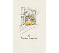 Travel Journal: Track Your Adventures with Coloring Maps of Continents and 50 States, Compact 5x8 Notebook for Trips and Memories, Yellow Streetcar: A ... for moms, travelers and stocking stuffers.
