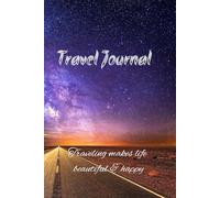Travel Journal, Travel Planner, Family or Business Traveling with Notes, Picture Memories, Shopping Lists, Mood Tracker, Calendar