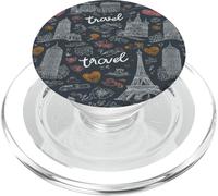 Travel Landmarks Wanderlust Aesthetic for Travel Lovers PopSockets PopGrip per MagSafe