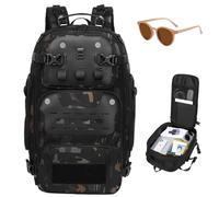 Travel Laptop Backpack for Men, Tactical Large Capacity Waterproof Daypack, Lightweight Business Weekender Bag