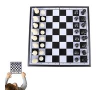 Travel Magnetic Chess - Game board di scacchi | Set di scacchi da viaggio magnetico | Viaggiare scacchi magnetici | Game di scacchi portatile set con magneti | Chiedi per principianti per un principia