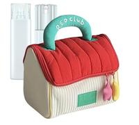 Travel Makeup Bag, Portable Toiletry Organizer, House Shaped Cosmetic Pouch, Waterproof Storage Case, Lightweight Makeup Holder for Business Trips and Home Use, 1 Piece