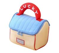 Travel Makeup Bag, Portable Toiletry Organizer, House Shaped Cosmetic Pouch, Waterproof Storage Case, Lightweight Makeup Holder for Business Trips and Home Use, 1 Piece