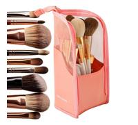 Travel Makeup Brush Holder - Vertical Eva Cosmetic Brush Bag | Portable Eyebrow Pencil Lipstick Storage Case Women's Makeup Pouch | Protective Tool Bag, rosa, Se référer au descriptif,
