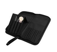 Travel Makeup Brush Pouch - Stand Up Cosmetic Bag with 15 Storage Holes, Lightweight Durable Design with Easy Carry | affidabile Makeup Brush Organizer for Women Travel Toiletries Cosmetics Use