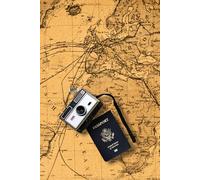 Travel Map Journal and Diary: 120 Custom World Pages to Log Trips, City Breaks and Good Times Wherever You Are. The Perfect Gift for Wanderers And Anyone!