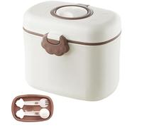 Travel Milk Powder Distribution Box, Leak-Proof Lid, 12x9.5x7.5cm, Formula Container Sealed, Travels Friendly Milk Powder Box, Convenient Daily Use, For Travel And Outings