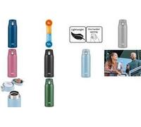 TRAVEL MUG light Tazza termica azzurra, 0,4 litri, coperchio ribaltabile