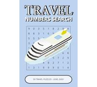 Travel Numbers Search Book: 50 Easy Puzzles | Four-Digit Number Hunts for Focus, Attention & Visual Pattern Skills | Perfect Gift for Kids, Adults & Seniors