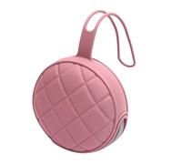 Travel Pacifier Storage Bag, Zipper Organizer Case with Clip, Compact Dustproof Holder Pouch, Sturdy Waterproof Shell, Food Grade Silicone Material, 3.74x9.45x1.77in