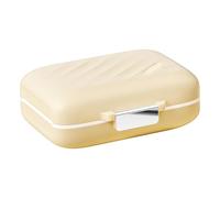 Travel Pill Case, Organizes Medication Weekly, 7 Compartments Pill Organizer Airtight Storage, PP Medicine Container Large Capacity, Tablet Dispenser with Locking Lid, Daily Supplement Management