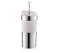 Bodum - Caffettiera a filtro Travel Press, 0,35 l, colore: Crema